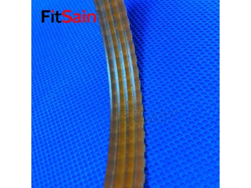 V-ribbed Belt Woodworking Planer Belt Width 10mm Multi Wedge PJ Belt Pulley 4 Carousel 1
