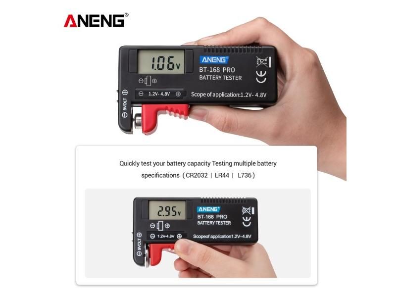 ANENG BT-168 PRO Digital Lithium Battery Tester For AAA AA Cells Carousel 1