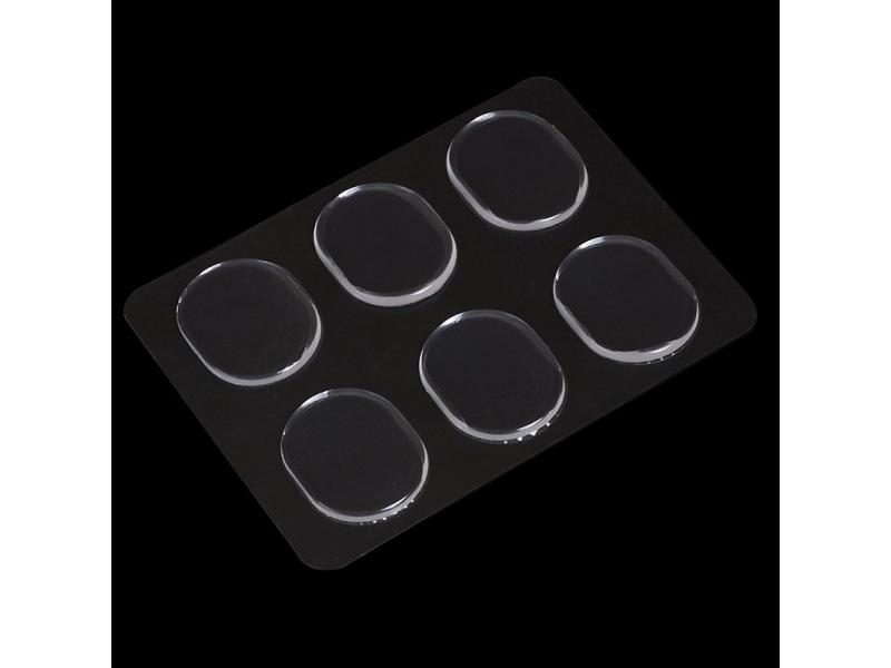 6Pcs/Set New Transparent Snare Drum Mute Pad Drum Damper Gel Pads Snare Tom Carousel 1