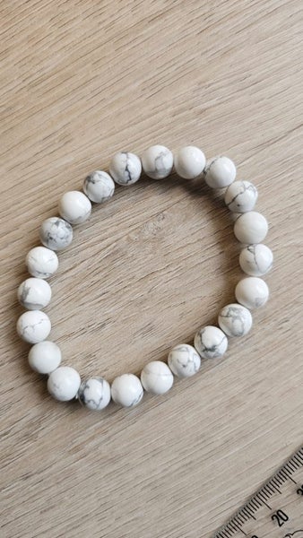 Howlite crystal bracelet 16cm Carousel 2