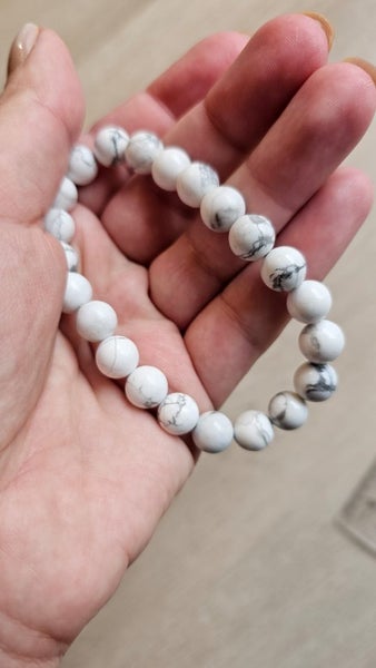 Howlite crystal bracelet 16cm Carousel 4