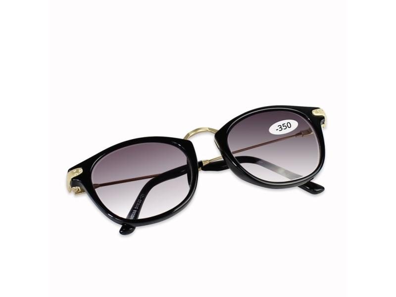 Gradient Grey Myopia Glasses To View Spectacles For Shortsighted Women Men Carousel 1