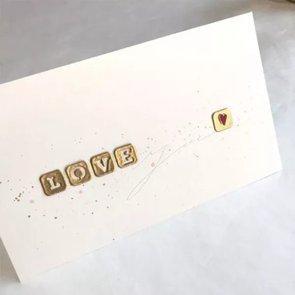 Small Square Letters Metal Cutting Dies For DIY Crafts Supplies Carousel 1