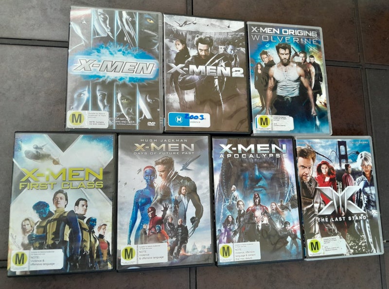 Bulk lot of dvds no 13 X-Men Collection Carousel 2