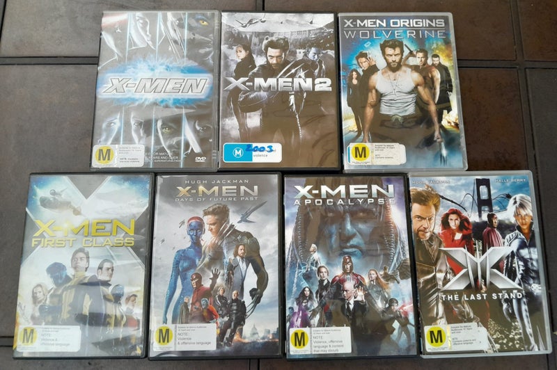 Bulk lot of dvds no 13 X-Men Collection Carousel 1