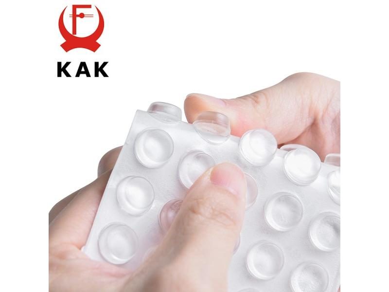 1pc 12MM Dia 5MM Thk 40 Grain Silicone Rubber Kitchen Cabinet Door Pad Self Adh Carousel 2