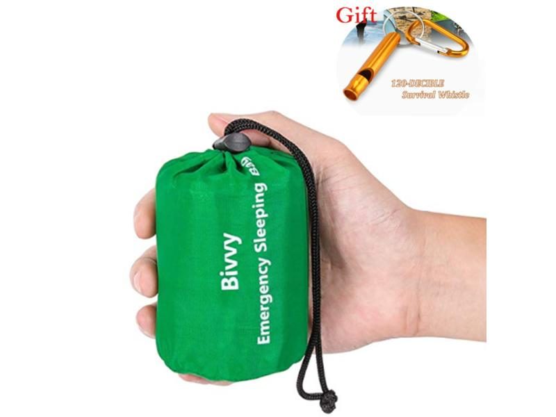 Outdoor Life Bivy Sleeping Bag Thermal Waterproof Mylar First Aid Gear Carousel 1