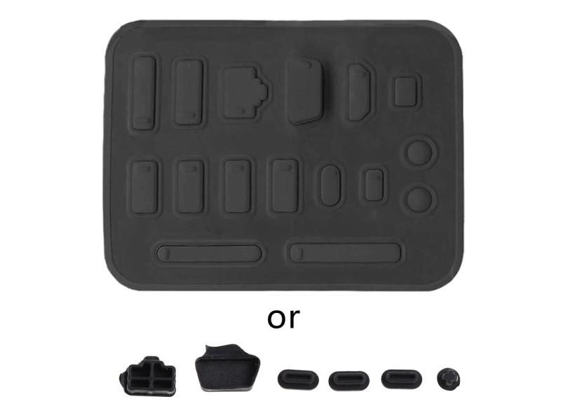 5PCS USB Dust Plug Charger Port Cover Cap Female Jack Interface Universal Carousel 1