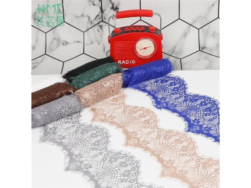 3 Yards Lot 9.5cm Width 10 Color Flower Embroidered Lace Fabric Trim Ribbons Carousel 2