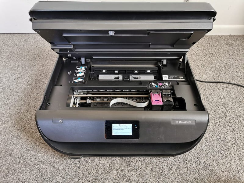 HP Officejet printer copy scanner Carousel 7