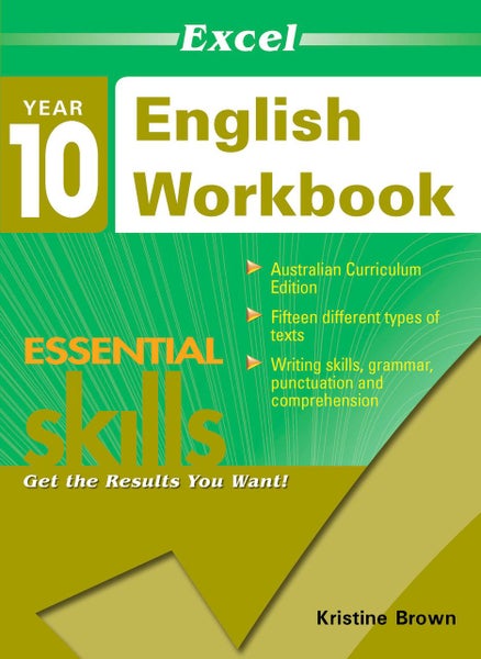 Excel Essential Skills English Workbook (Year 11 NZ) Carousel 1