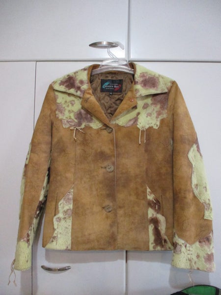 Monica Rea Italian calf Skin Jacket XL Carousel 1