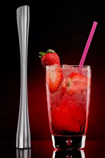New Long Stainless Steel Bar Cocktail Broken Popsicle Fruit Muddlers Caipirinha Carousel 1