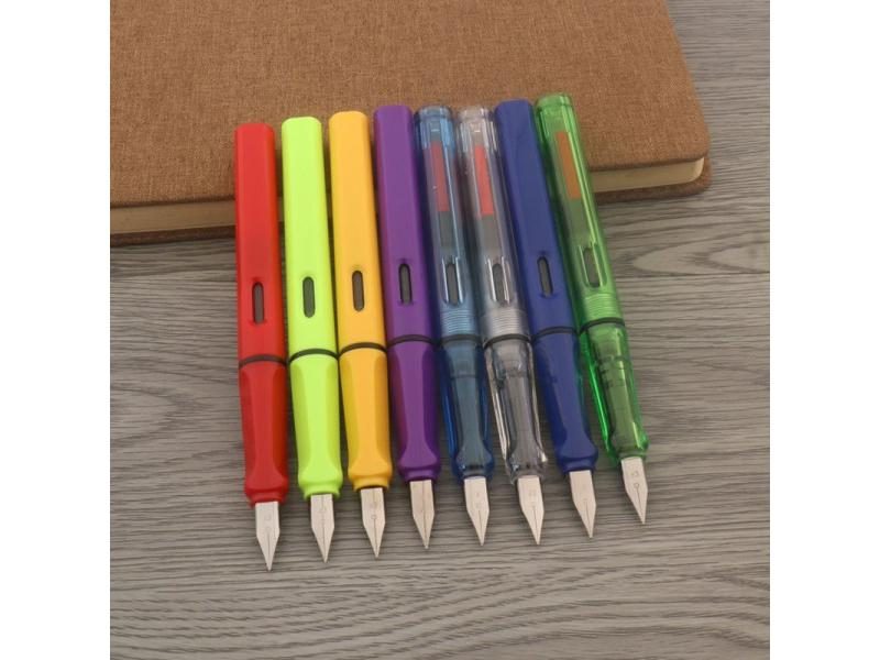 High Quality Fashion Popular Fountain Pen Plastic Colorful Classic Ink Pen Carousel 1