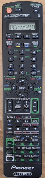 Pioneer AXD7500 Remote Control Carousel 1