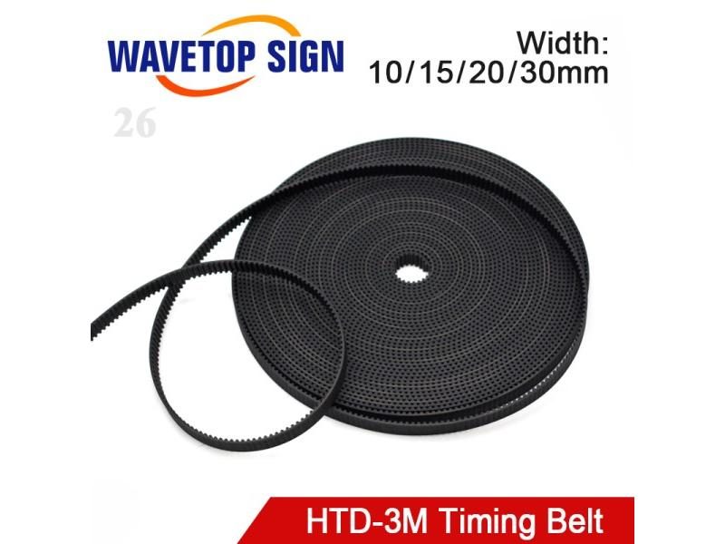 WaveTopSign HTD 3M PU Open Timing Belt Width 5-40mm Transmission Synchronous 3M Carousel 1