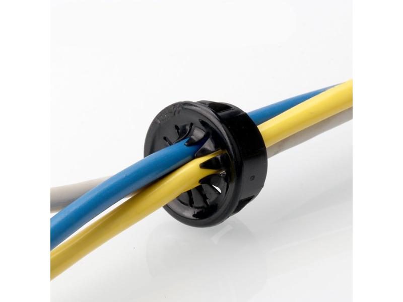Plastic Desk Wire Hole Cover Base 35MM Table Cable Outlet Port Grommet Seal Carousel 1