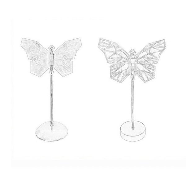 Elosung Butterfly Led Night Light Creative Crystal Design For Ambient Lighting Carousel 1