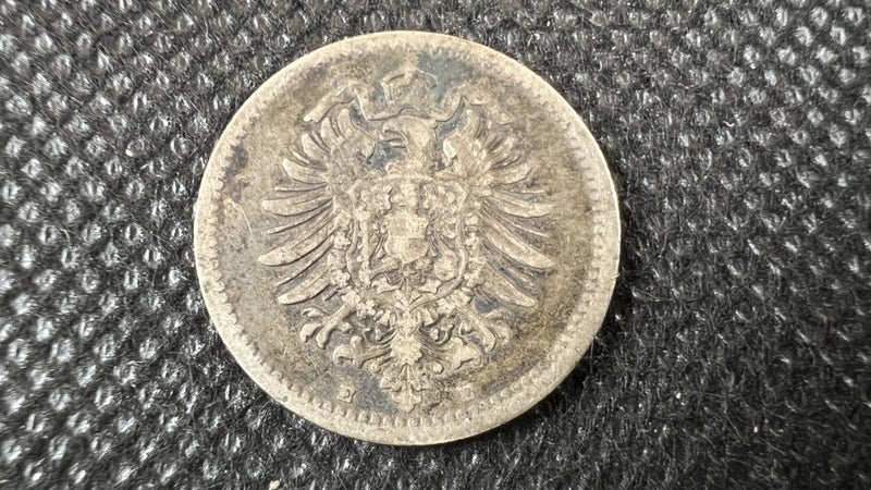 1876-E Germany Empire 50 Pfennig Silver Coin - Lot E38 Carousel 2