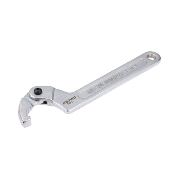 Adjustable Hook Wrench C Spanner 32mm - 75mm For Slotted Retaining Rings Carousel 1