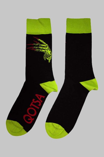 Queens Of The Stone Age Green Hands Ankle Socks Carousel 5