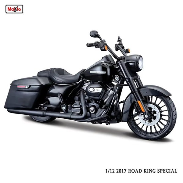 1:12 Harley Davidson Static Die Cast Motorcycle Model, 2017 Road King Carousel 4