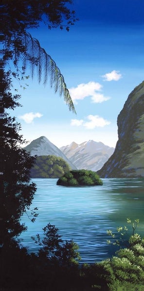 FREE DELIVERY: Large stretched canvas print by Linelle Stacey: Milford629337258149151117