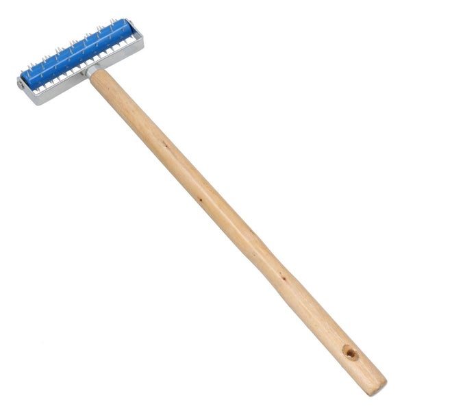 Wallpaper Perforator Scorer Spike For Easy Removal Remover 150mm Wide Roller Carousel 2