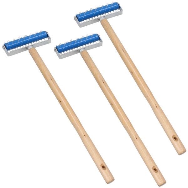Wallpaper Perforator Scorer Spike For Easy Removal Remover 150mm Wide Roller Carousel 5