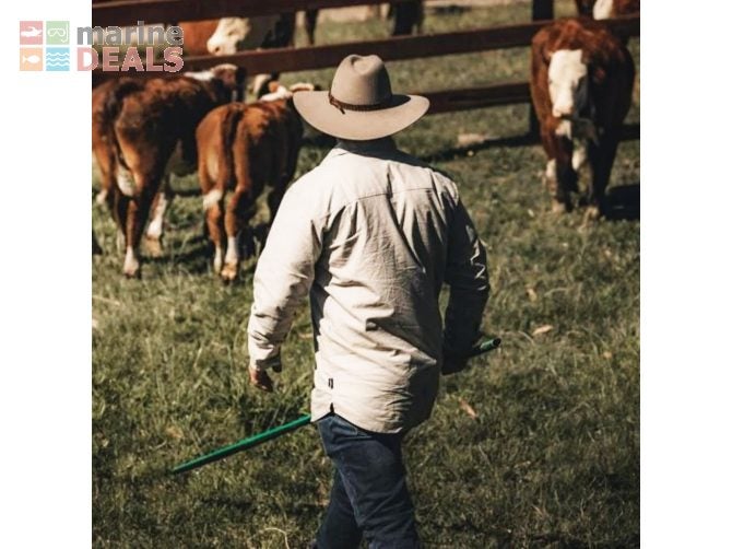 Ridgeline Yard Placket Mens Long Sleeve Shirt Euc… Carousel 2