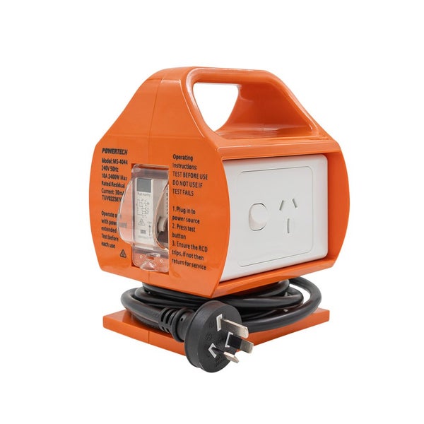 BE Portable Power Box 10 To 15 A Adaptor(with RCD Protection) Carousel 1