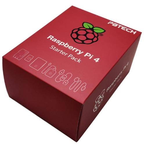 Raspberry Pi 4 Model B 4GB Entry Level Starter Kit Pack Black Case Edition with Carousel 1
