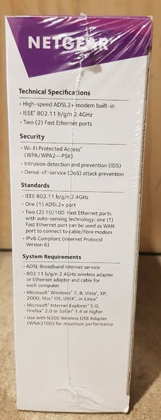 NETGEAR N300 WIFI MODEM ROUTER ( D1500 ) Carousel 2