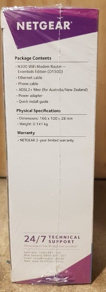 NETGEAR N300 WIFI MODEM ROUTER ( D1500 ) Carousel 4
