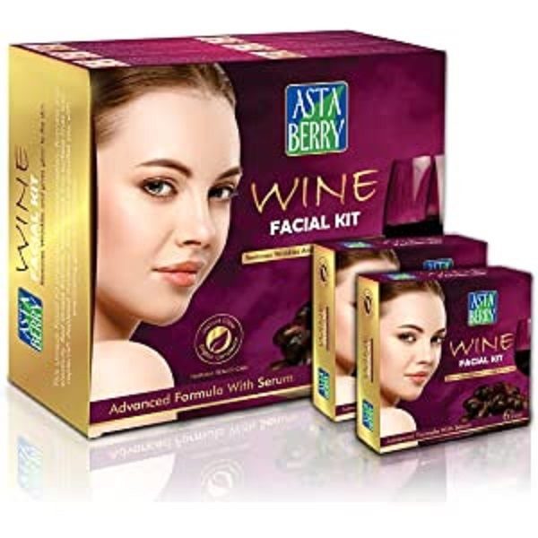ASTA BERRY Wine Facial Kit Single Use Kit Carousel 1