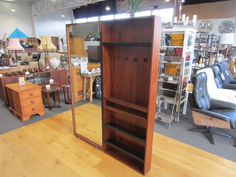 Armoire Cabinet with Full Length Mirror Carousel 2