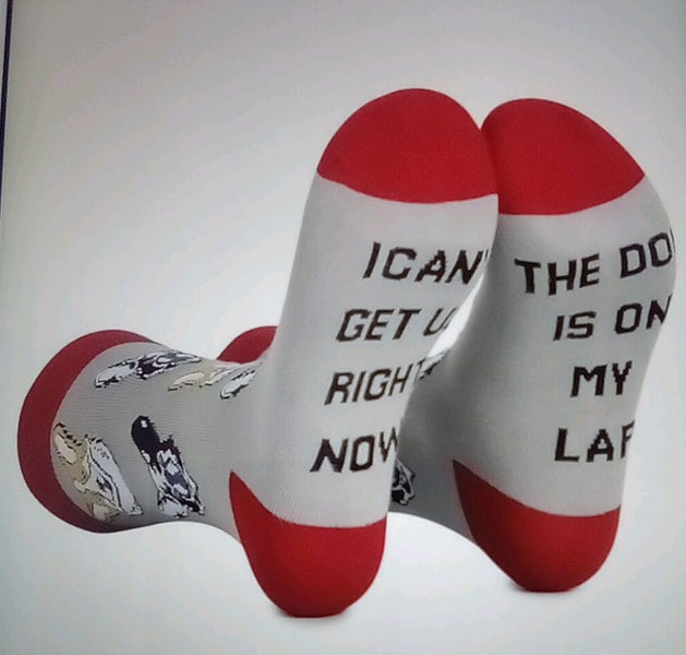 THE CATTAGE - Fun Dog Novelty Unisex Socks Add Some Playfulness To Your Feet Carousel 2