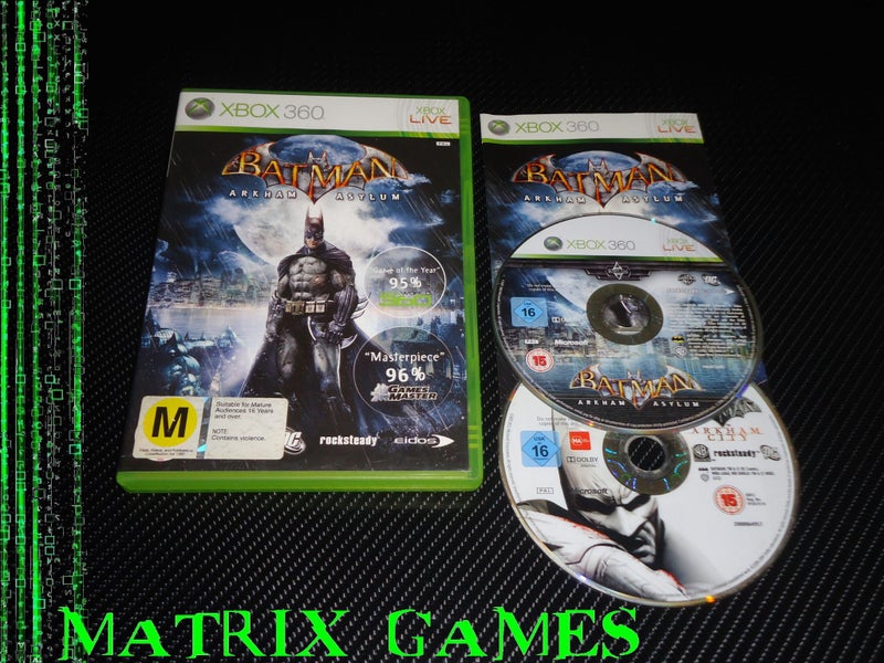 Batman: Arkham Asylum & Batman: Arkham City (Xbox 360, 2010-2011) Carousel 1