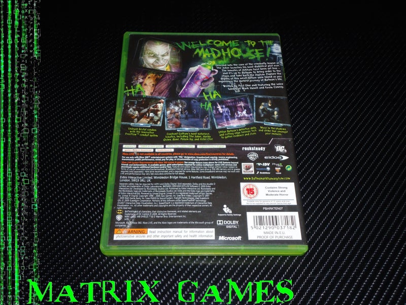 Batman: Arkham Asylum & Batman: Arkham City (Xbox 360, 2010-2011) Carousel 2