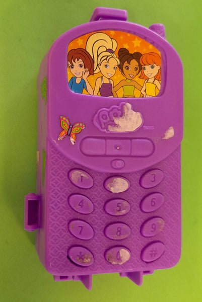 Polly Pocket toy, purple case for doll (BK 2007) Carousel 1