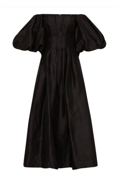 Aje Eugenie 'off the shoulder' (can be worn on shoulder also) Midi dress Carousel 3