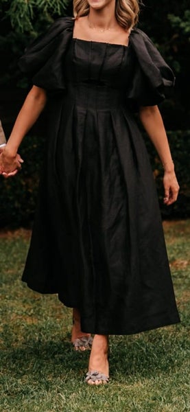 Aje Eugenie 'off the shoulder' (can be worn on shoulder also) Midi dress Carousel 2