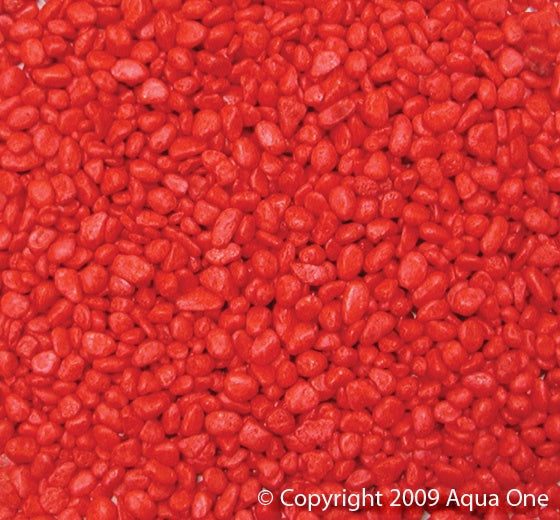 Aquarium Gravel - Scarlet Red 1kg Carousel 1