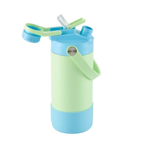 2 Way Drinking Insulated Bottle - AVANTI YumYum 400ml (Green/Blue) Carousel 2