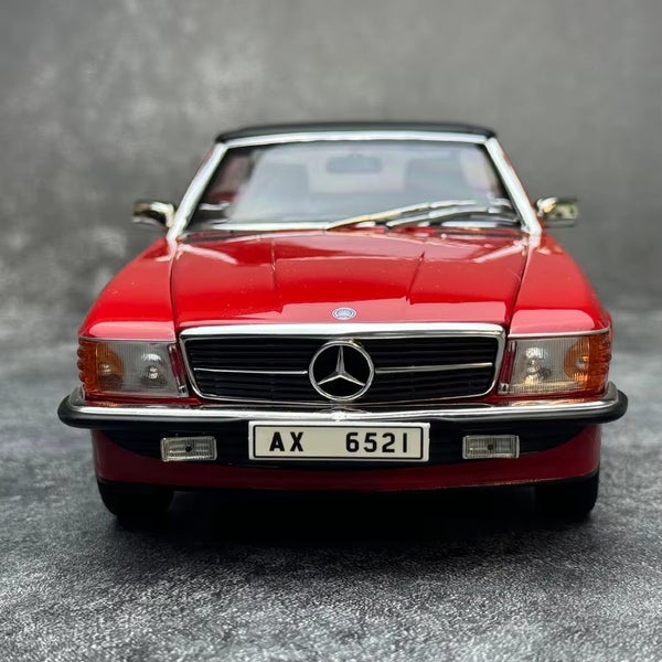 NOREV 1/18 scale Classic car FOR 350SL 1986 die cast model Car model, Red Carousel 1
