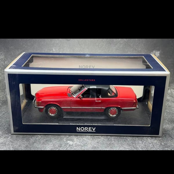 NOREV 1/18 scale Classic car FOR 350SL 1986 die cast model Car model, Red Carousel 2
