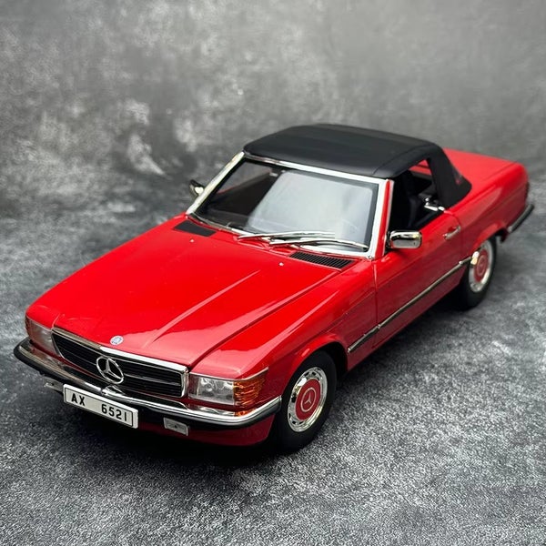NOREV 1/18 scale Classic car FOR 350SL 1986 die cast model Car model, Red Carousel 6