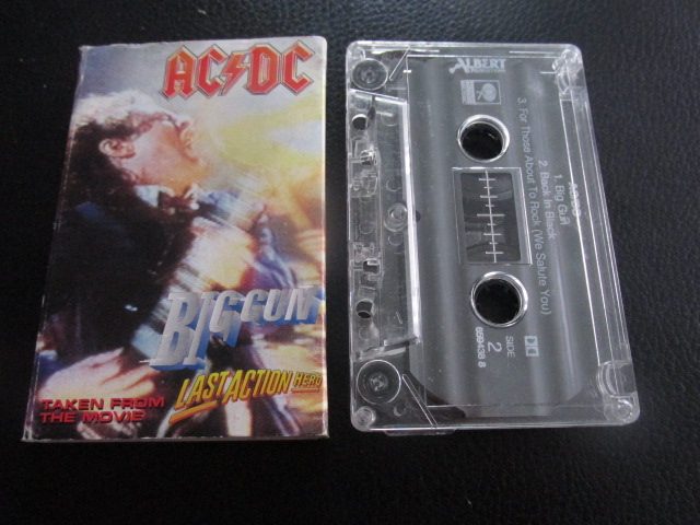 AC/DC – Big Gun 1993 Australian/New Zealand cassingle Carousel 1