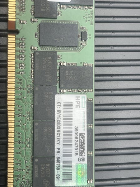 HP 64GB DDR4-2666 LRDIMM 815101-B21 850882-001 840759-091 HPE Server Memory RAM Carousel 2