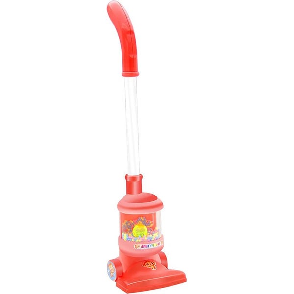 Kids Vacuum Toy 90?a Foldable Toddler Vacuum with Light -Red Carousel 1